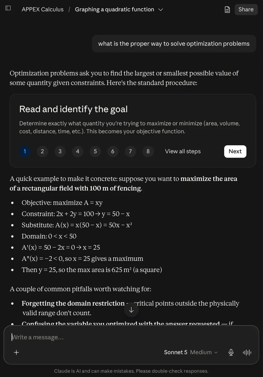 Claude Projects on mobile.