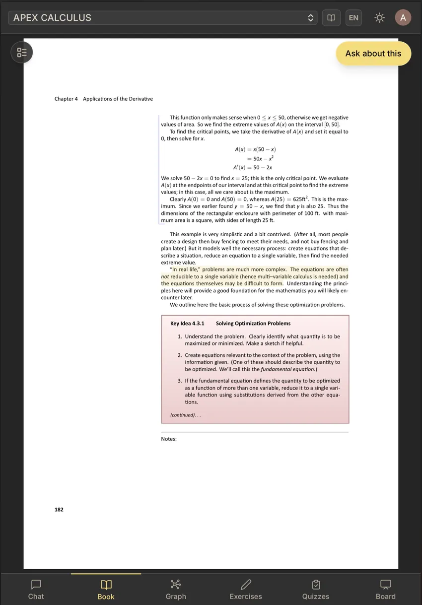 Meletium on mobile, showing the book page.
