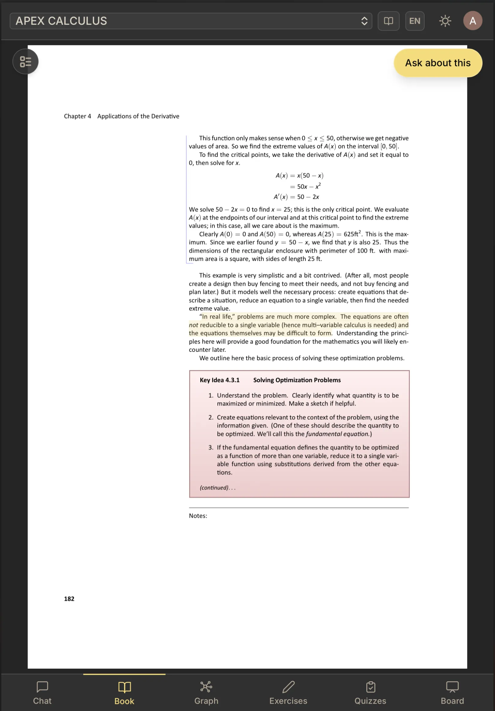 Meletium on mobile, showing the book page.